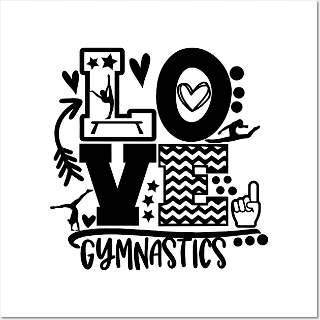 Love gymnastics Wall Art by p308nx